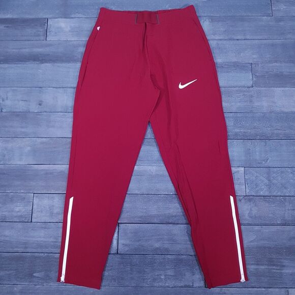 Nike Other - NIKE Pro Elite Track & Field Running Podium‎ Pants Men's Size XL Burgundy Red